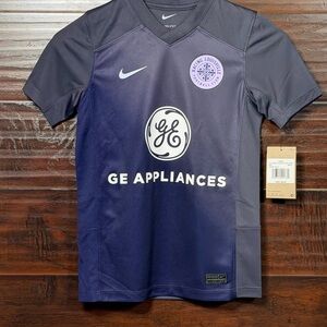Nike Racing Louisville FC Jersey Youth Small Purple Gray NWSL Soccer Dri-FIT